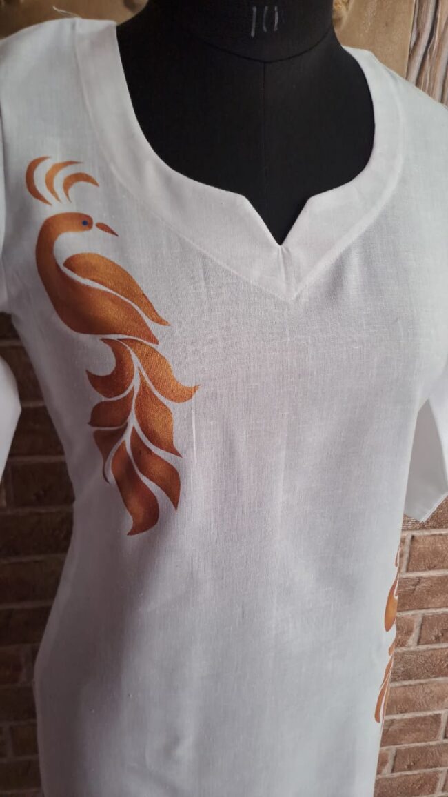 khadi cotton kurta set - Image 2