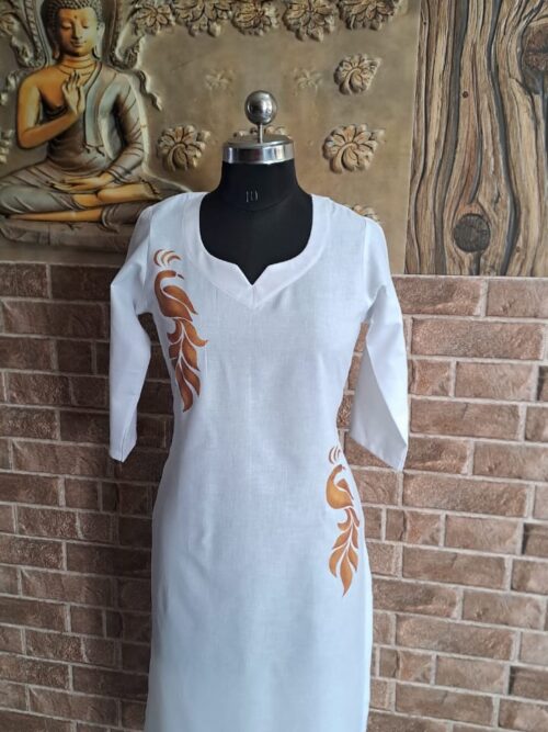 khadi cotton kurta set